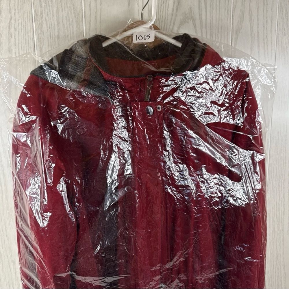 Nautica Women’s Hooded Winter Coat M Red Casual Full Zip Pockets Jacket - Picture 13 of 13